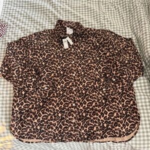 aerie off duty flannel pajama shirt